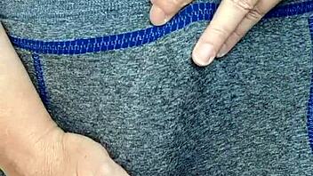 Busty milf says, I'll surprise you with my two cocks in this homemade POV action.