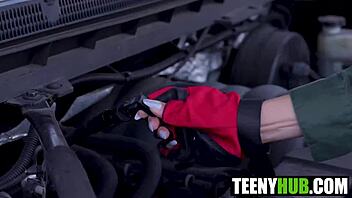 I uh, love how stepmom's nipple clamps feel on Khloe Kapri and Penelope Reed with Ethan Seeks watching.