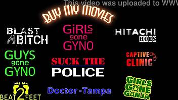 Feet rubbing beach rock