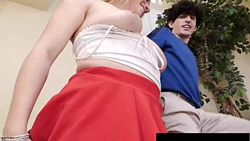 I heard she wanted my big cock so I pounded her blonde pussy hard