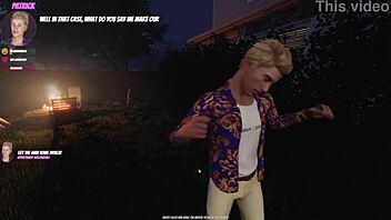 House party game features intense female pegging action