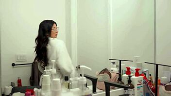 Sad guy gets wet pussy therapy from busty Latina Cami Strella