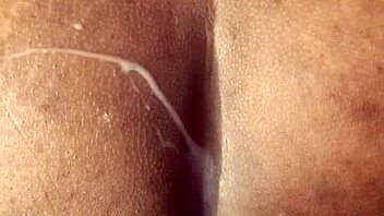 Angry black wife forces husband into heels then straps on huge dildo for anal domination in homemade femdom scene