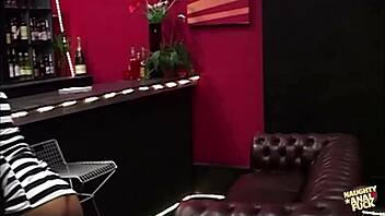 Gorgeous brunette milf Kate Jones takes deep anal in stockings with horny cowgirl riding