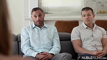 ashley lane rides big cock doggystyle with deepthroat blowjob in september fantasy scene