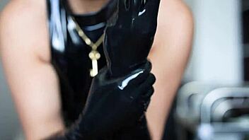 Blindfolded Hairy Pussy Babe ENDURES Device Bondage And Rough Fucking