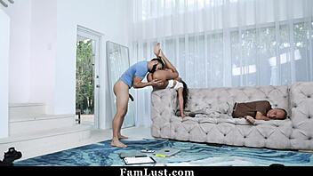 Hey, wanna rip my pants and suck my cock while the old guy rests?