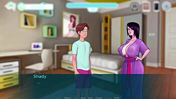 Hey, check out this big ass milf in Sexnote game parody! 🍑📖