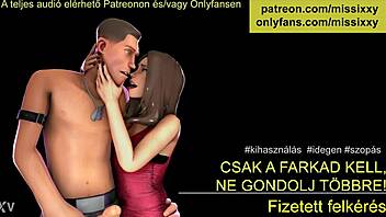 Intense teasing with raw jerk off instructions in Hungarian erotic audio!