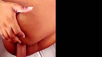 a passionate encounter unfolds as this curvy brunette gets taken outdoors by her partner leading to intense anal pleasure and divine ass shaking