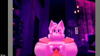 Furry Slut Takes Monster Cock In Rough Anal Fucking With Big Tits Bouncing