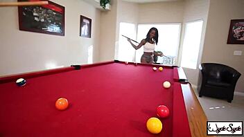 Hey Kris Riot and Harmonie Marquis, that pool game with big pussy licking was amazing fun