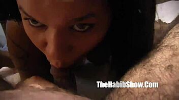 Lady Queen with her mixed phat booty gets stripped and fucked by hairy Pakistani in amateur ghetto scene. Clothes ripped during ebony big ass action in hood striptease.