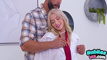 shy blonde teen emma rosie gets curious about intense creampie sex experience