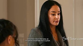 Petite Asian teen moves in with her longtime lover for taboo fantasies. Kimmy Kimm, Kyle Mason, and Sheena Ryder explore old and young desires.