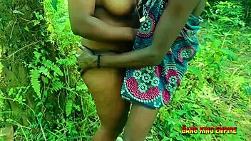 Oh man, I love getting pounded outdoors by this hot milf babe with her massive ass... wait, colllege? Yeah, super intense missionary action!