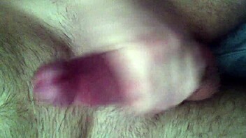I'm masturbating this monster cock until it cums everywhere