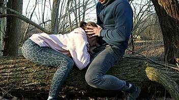 i deepthroat that dick and rough fuck in the woods