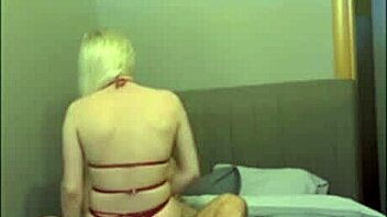 Attractive trans person enjoys oral and intimate activities together