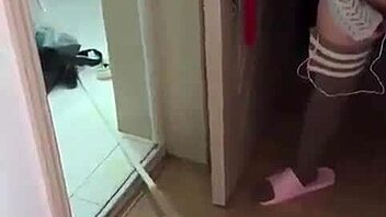 Can You Believe This Slut Walks Around Flashing Her Wet Pussy In Wild Group Sex Action!