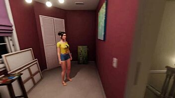 House party game features intense female pegging action