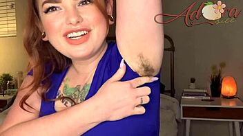 Hey, Watch My Girlfriend Grow Out Armpit Hair for This Dirty Fetish Fantasy!
