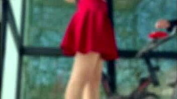 Watch Out! Argentinian Stepsister Sucks Cock Wildly at the Gym in Short Skirt!