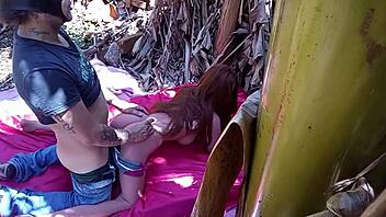 Estorano uses a cusinho sex toy outdoors for fun! 😏