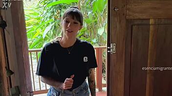 Daddy, your babysitter is home alone, wanna help me explore some naughty anal toys?