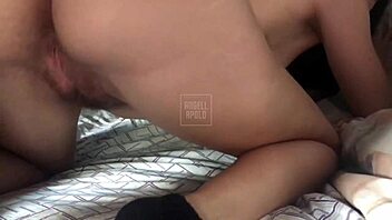 in this romantic tale, a couple enjoys intimate moments with the sexy big-ass girlfriend in homemade style.