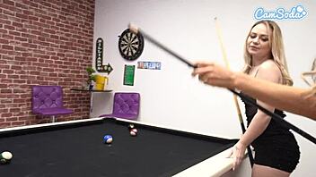 Curvy milf passionately licks and fucks her hot lesbian teen lover with intense scissoring