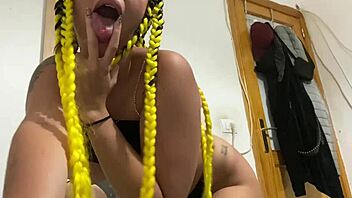 omg this cute teen latina takes monster big black cock in homemade interracial lesbian action!