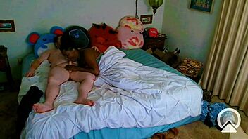 homemade amateur ebony shares bedroom intimacy with white boys in passionate interracial part 2