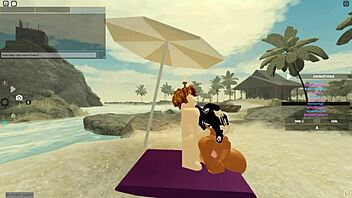 Blonde and ebony babes take big cock in intense threesome anal pounding