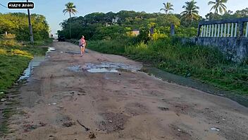 I got surprised by a jerk-off guy and gave him my ass and pussy without a condom