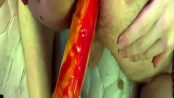 Whoa, check out this femdom strapon action with big cock pegging in close up