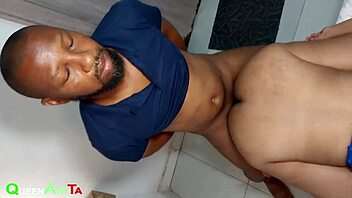 Oh hey, it's my first time doing this blowjob and doggystyle fuck outdoors with that big ebony cock