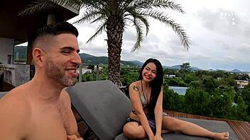 Picking up Asian girl for rough public fuck