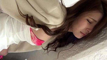 Japanese mature milf enjoys outdoor sex with huge tits massage