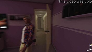 House party game features intense female pegging action