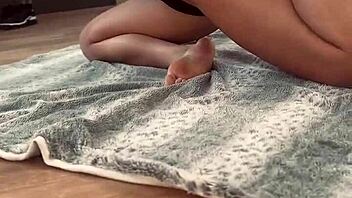 I Feel So Thrilled Watching This Hot Flexible College Blonde In Yoga Positions!