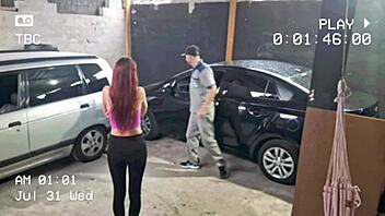 What Happens When a Redhead Novinha Takes Her Car to the Mechanic for Some Naughty Action?