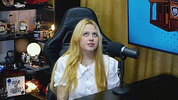 Blonde Brazilian teen tries first-time public sex with dirty talk and close-ups during casting interview.