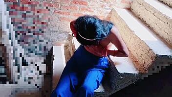 emotional village wedding with married bride in homemade setting