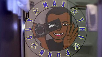 Ebony beauty sneaks in for intense midnight blowjob and monster cock pounding