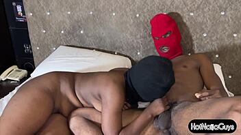 Fuck me hard with that massive black cock in my tight ebony ass