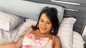 i'm a thai ladyboy getting my throat deeply fucked by foreign guy with intense rimjob action