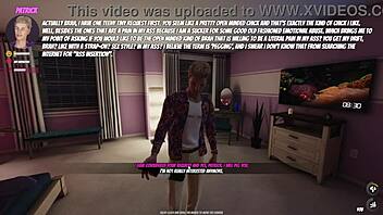 House party game features intense female pegging action