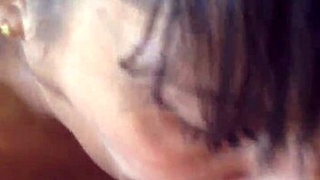 subtle hints of a messy deep oral encounter