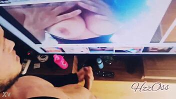 Hey, how about tributing Saraputabella's massive tits with my huge cock?